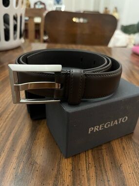 Pregiato Belt Ettore Brown 34
